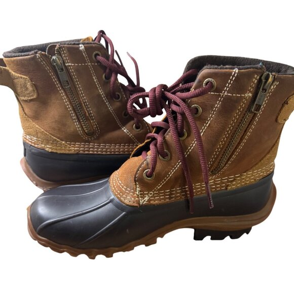 Wolverine 7M Womens Duck Boots With Leather Upper & Man-Made Balance In Brown & - Picture 12 of 12